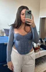 Corset Long Sleeve Shein Top Photo 0