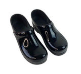 -Dansko Black Patent Leather Comfort Clog Shoes Womens 10.5-11 Nurse Professiona Photo 0