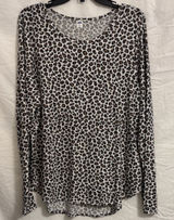 Old Navy Animal Print Long Sleeve Tee Photo 0
