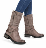 Carlos by Carlos Santana Sawyer Mole Moto Boots Taupe Women’s Size 8.5M Photo 0