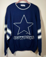 Vintage Barrel II Dallas‎ Cowboys Football Sweater XL Photo 0