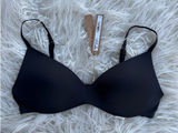 Skims Wireless Form Pushup Plunge Bra Onyx Size 36B Photo 0