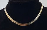 Park Lane Vintage Gold Tone Flat Herringbone Chain‎ Necklace 16 Inch Photo 0