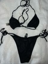 Triangl Black Sparkly Bikini Photo 0