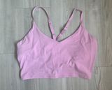 Athleta Sports Bra Pink Size L Photo 0