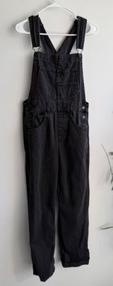We The Free Free‎ People Women XS Black Denim Overalls Straight Leg OB1141498 Photo 0