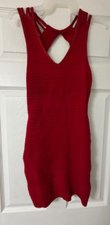 Red body conn/ bandage Charlotte Russe dress Photo 0