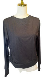 Vuori Daydream Crew Long Sleeve Performance Top Heather Charcoal Gray Size Med Photo 0