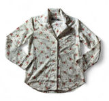 Lauren Ralph Lauren Floral Pajama Top Long Sleeve Button Up Cottagecore Photo 0