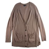 American Eagle L Large Cardigan Sweater Lightweight Knit‎ Blush Pink Long Sleeve Photo 0