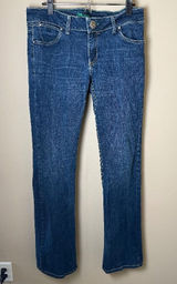Wrangler Boot Cut Jeans Women Juniors 11/12x36 Embellished Cowgirl Western Rodeo Photo 0