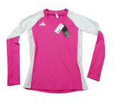Adidas Quickset Volleyball Jersey Pink White Long Sleeve Women's Size Small‎ NEW Photo 0