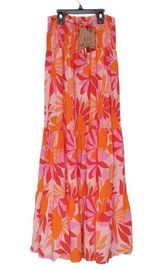 Anthropologie Abel the Label Rumi Strapless Smocked Floral Dress/Skirt SMALL NEW Photo 0