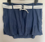 Free Country Womens Plus‎ 1X 16W 18W Blue Swim Skort Skirted Bikini Bottom FC18 Photo 0