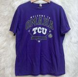 TCU baseball college World Series welcome to Omaha T-shirt Photo 0