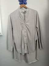 All Year Round Aday Medium Something Borrowed Tunic Shirt Office Business Career Sliver Photo 0