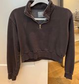 TNA Cozy Fleece cropped Sweatshirt Photo 0