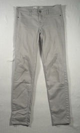 Abercrombie & Fitch Women's Gray Skinny Pants Size 8 W29 L28 Stretch Chino Photo 0