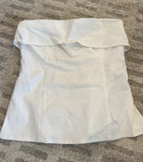 Aritzia White Strapless Top Photo 0