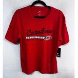 Fanatics T-Shirt Carolina Hurricanes Hockey Club Women's Small Red NHL New Photo 0