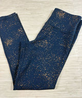 ZYIA ACTIVE 6-8 ✨ activewear leggings blue and gold excellent condition Photo 0