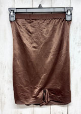 Skims‎ Shapewear Women Medium Brown Metallic Shapewear Shorts Slimming Intimates Photo 0