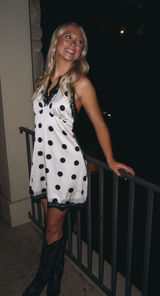 SHEIN Polka Dot Halter Mini Dress Photo 0
