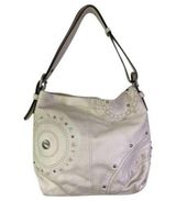Coach Large White Leather Hobo Bag Photo 0