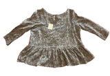 Free‎ People baby doll top gray size Xs Photo 0