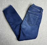 Women's MOTHER 25 The Muse‎ Bitten & Smitten Skinny Jeans Cropped Photo 0