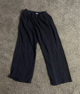 navy blue wide leg aeropostale sweatpants Photo 0
