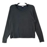 Wilfred Free Sweater Womens Small Black Long‎ Sleeve Pullover Crewneck Soft Top Photo 0