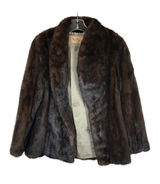The House of Quality Furs Dark Brown Vintage Mink Fur Jacket with Pockets Photo 0