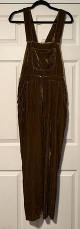 Faherty Overalls Silky Velvet Organic‎ Hippie Granola Western FLAW Photo 0