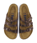 Birkenstock Dark Brown Triple-Strap Sandals Photo 0