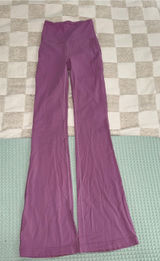 Lululemon Groove Super-High-Rise Flared Pant Nulu Velvet Dust size 2 Photo 0