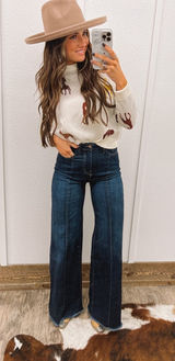 Front Seam wide leg jeans Photo 0