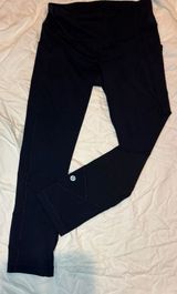 Lululemon Speed Up Crop Leggings Black Size 4 Photo 0