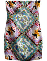 Revolve Naven‎ Strapless Geometric Mini Dress Southwest Print Size Small $228 Photo 0