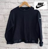 NIKE Cropped Crew Neck Sweatshirt sz M Photo 0