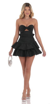 Lucy in the Sky strapless cutout dress Photo 0