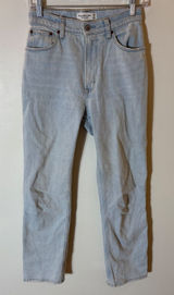 Abercrombie & Fitch Curve Love‎ Ultra High Rise Ankle Straight Jeans Size 26 Photo 0