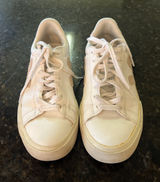 Size 7 VEJA Campo White Sneakers Tennis Shows White Gold Campo Trendy Low Top Photo 0