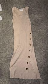 Olive & Oak Tan Dress Photo 0