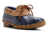SPERRY Saltwater™ 1 Eye Duck Shoe Duck Boots, Flat Heel, Blue, Size 10, NWOT Photo 0