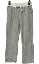 O’Neill Lounge Pants Womens Small Gray Cream Striped Drawstring Wide‎ Leg Casual Photo 0