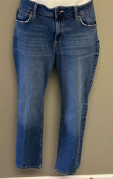 Wrangler Dark Wash Faded Bootcut 5-Pocket Jean w/ W Design on Back Pockets 13 Photo 0