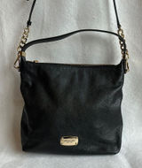 Michael Kors Black Leather Handbag with shoulder & Crossbody straps Photo 0
