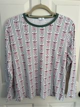 Lake Pajama Long Sleeve Top in Scarlet Antoinette Photo 0