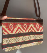 Canyon Sky Southwest canvas carpet bag western clutch crossbody purse boho Photo 0